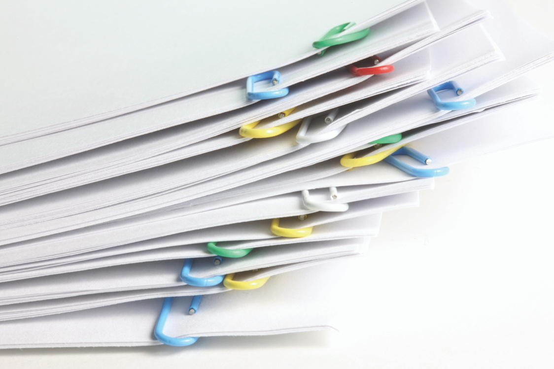 Paper and paper clips
